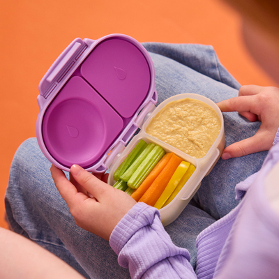 Kuti ushqimi b.box Snack Box Chill Out, 2 ndarje, hermetike, blu
