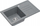 Lavaman kuzhine QUADRON BEN 111, granit 70x44x17.5 cm, set me rubinet MAGGIE, gri