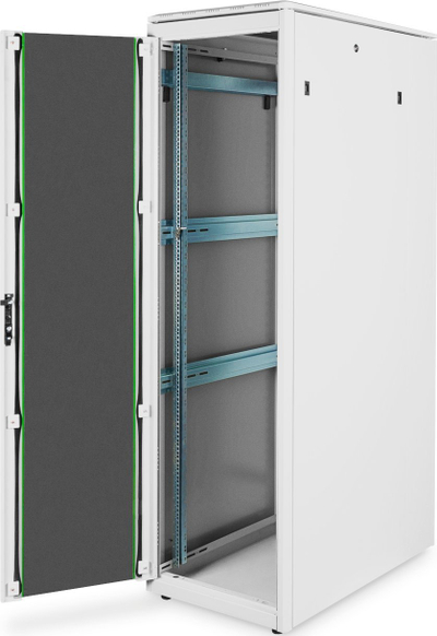 Kabinet rrjeti Digitus DN-19 42U-6/10-1, 42U, për në dysheme, ngjyrë gri