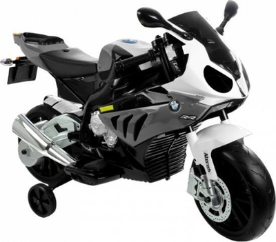 Motoçikletë elektrike për fëmijë Lean Sport BMW S1000RR, 12V, me drita LED, argjend