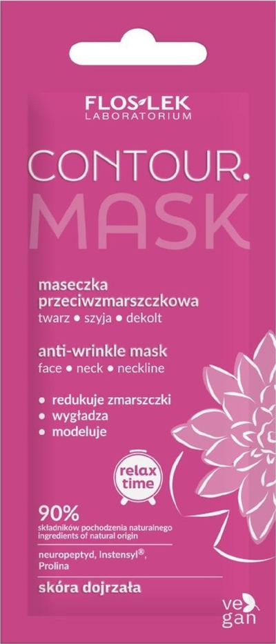 Maskë fytyre kundër rrudhave FlosLek Laboratorium Contour, 6 ml