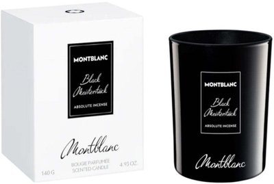 Qiri i parfumuar Montblanc Black Meisterstück, 140g, aromë temjan, i zi