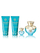 Set Versace Dylan Blue Pour Turquoise Eau De Toilette 100 ml + Eau De Toilette 5 ml + Losion trupi 100 ml + Xhel dushi 100 ml