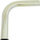 Tub alumini TurboWorks, 63mm, 60cm, kënd 90°