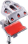 Kapëse studio Manfrotto Avenger Clamp End Vice Jaw 2", hapje 5 cm, kapacitet 50 kg, argjend e kuqe