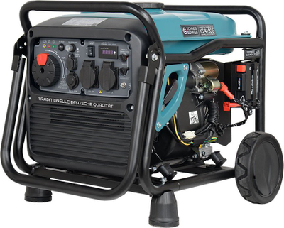 Gjenerator inverter Könner &amp; Söhnen KS 4100iE, 4 kW, me nisje elektrike, i zi