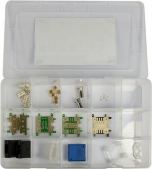 Set elektronik DIY Brick'r Allnet MHz, module RF, këllëf plastik transparent