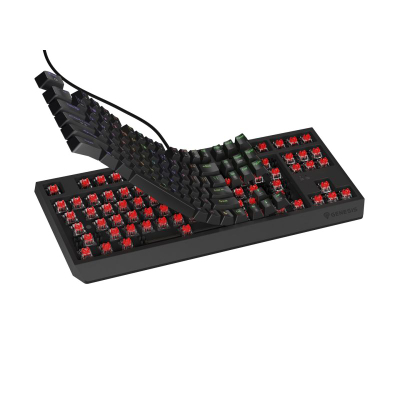 Tastierë mekanike Genesis Thor 230 TKL, Outemu Red, RGB, e zezë