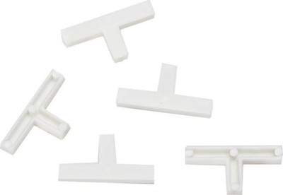 Profil distancues Mega T, 2.0mm, set 125 copë, metalik