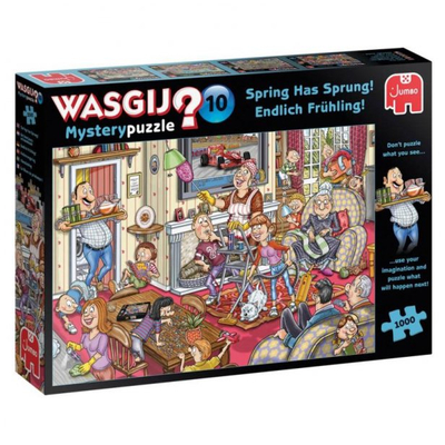 Puzzle Jumbo Wasgij Mystery 10 Finally Spring, 1000 copa, për të rritur
