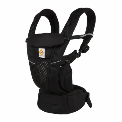 Nositëse bebe Ergobaby Omni Breeze, SoftFlex Mesh, ergonomike, e zezë
