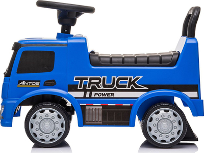Makina lodër Milly Mally Mercedes-Benz Antos, ride-on, me zë dhe drita, blu