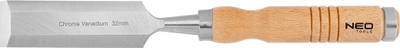 Daltë druri NEO 37-832, 32mm, çelik CrV, dorezë druri