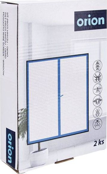 Set rrjetash kundra insekteve, 2 copë, 130x150 cm, me shirit vetëngjitës