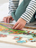 Puzzle panoramike Janod Parahistoria, 100 copa, 1 m, shumëngjyrësh