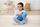 Lodër plushe Disney Stitch me Lollipop, 25cm, blu