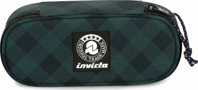 Kuti lapsash Invicta Original Trade Mark, me formë ovale, jeshile e errët