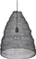 Llambadar varese PARBATI, metal rrjetë, stil modern, i zi