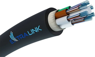 Kabllo fibër optike Extralink EX.15265, 4000 m, FTTH, e zezë
