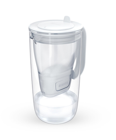 Ibrik filtri Brita Glass+1 Maxtra Pro, 2.5L, qelq borosilikat, gri