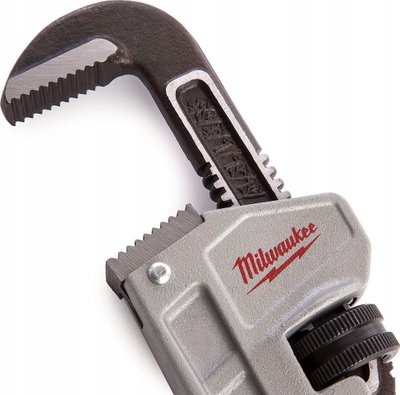 Çelës tubash Milwaukee Pipe Wrench, 10", alumin, gri