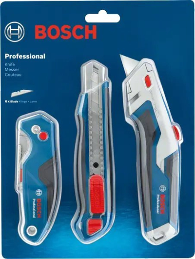 Set thikash pune Bosch 1600A027M4, trup alumini, dorezë ergonomike, gri