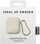 Çantë kufjesh IDeal of Sweden Outdoor Cover Ecru, me kapak mbrojtës, bezhë