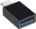 Kabllo magnetike RealPower Magnetic Cable 3A, 20cm, me adaptera, e zezë