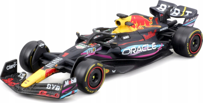 Maket makine Bburago Red Bull RB19 Miami GP, 1:43, metal die cast, shumëngjyrësh