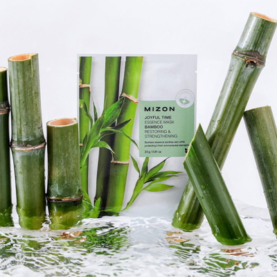 Maskë fytyre Mizon Joyful Time Essence Mask Bamboo, hidratim intensiv, 23g