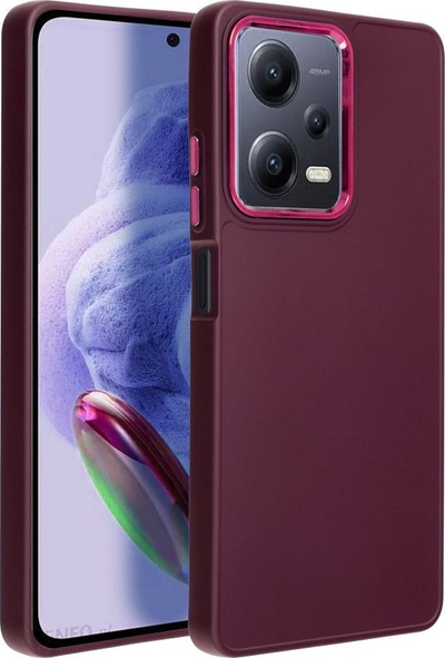 Kllëf telefoni FRAME për Xiaomi Redmi Note 12 Pro Plus 5G, TPU i butë, ngjyrë lejla