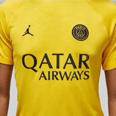 Fanellë trajnimi Nike PSG DF Academy Pro SS Top 4TH M DR4906 720, për meshkuj, e verdhë