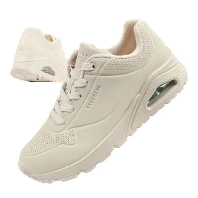 Женски патики Skechers Uno W 73690 OWHT, Air Cooled Memory Foam, Skech Air, беж
