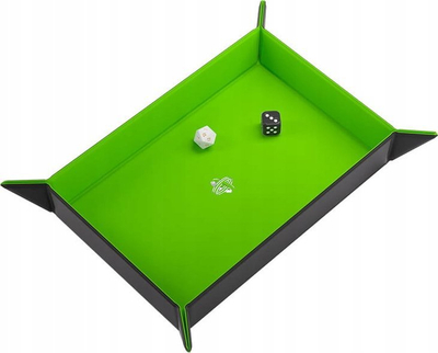 Tabaka magnetike për zare Gamegenic, katrore, e zezë me jeshile