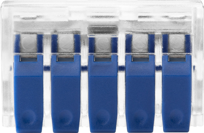 Lidhës elektrik ORNO Quick Connector 5x 0.75-4mm², set 50 copë, portokalli