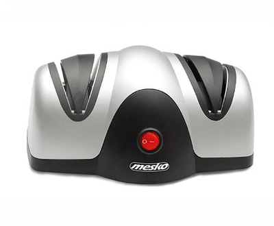 Електричен острирач за ножеви Mesko MS4516, 40W, функција острење и полирање, сива