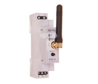 Радио предавател Zamel Translator RS485 Exta Free RXM-01, MODBUS, монтажа на шини TH 35, сива