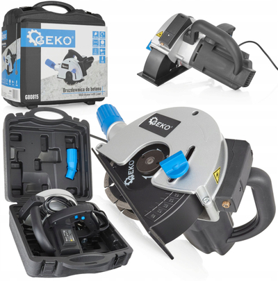 Prerëse betoni GEKO G80815, 1700W, 2 disqe, me lazer
