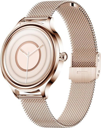 Паметен часовник Kumi K3, 39mm, Bluetooth 5.0, златна боја