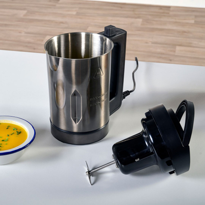 Blender supash Black+Decker BXSM1000E, 1000W, çelik inox, gri