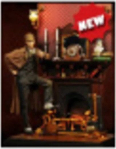Figurë metalike Scale75 Sherlock Holmes, 75mm, për lyerje me bojë, shumëngjyrëshe