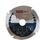 Disk sharrë Haushalt TCT Saw Blade for Wood 125mm, vrimë 22.2mm, 4 dhëmbë, metalik
