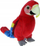 Lodër pelushi Dubi Red Parrot, 25cm, e kuqe