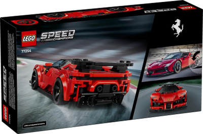 Lodër ndërtimi LEGO Speed Champions 77254 Ferrari SF90 XX Stradale, model garash, për fëmijë 9+