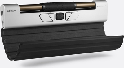 Maus qendror Contour Design RollerMouse Go Compact pa kabllo, bardh e zi