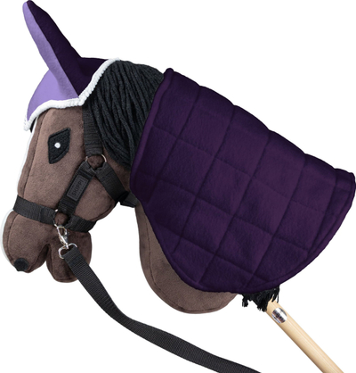 Batanije Foster Hobby Horse, poliestër, e rregullueshme, heather dhe plum