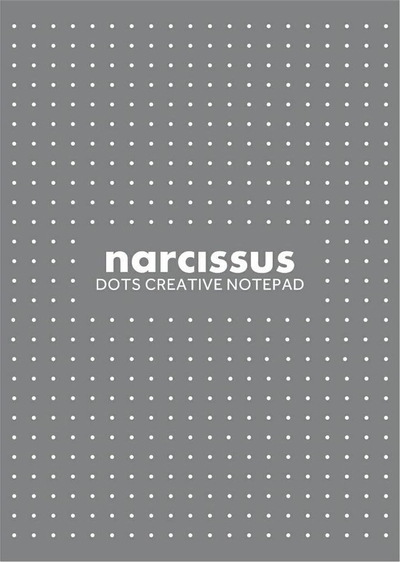 Bllok me pika Narcissus A4, 60 fletë, 80gsm, gri
