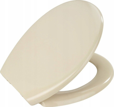 WC даска Wenko Ottana 18760100, дуропласт, Soft Close, беж