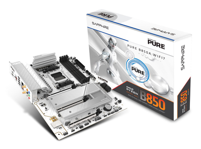 Pllakë amë Sapphire PURE B850A WIFI, ATX, DDR5, e zezë