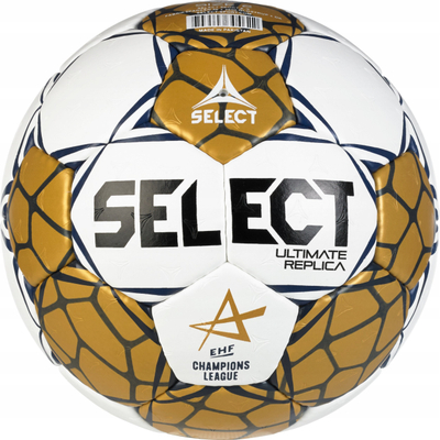 Top dore Select Champions League Ultimate Replica EHF 220040, madhësi standarde, i artë